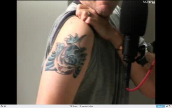 Jimmy's other tattoo!
